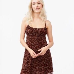 Aeropostale Floral Mesh Slip Dress